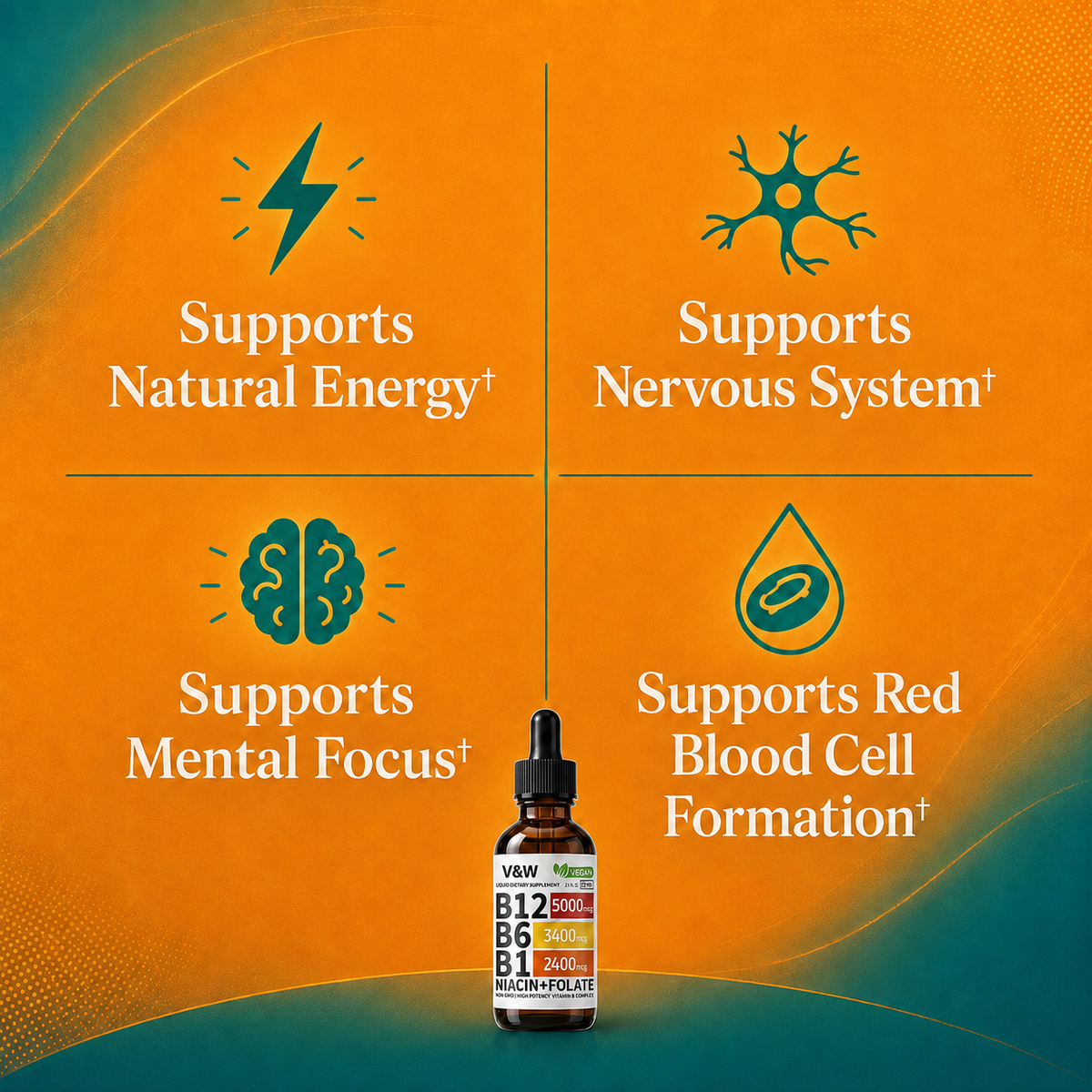 Vitamin B12 Liquid Drops – Vegan Support 60ml